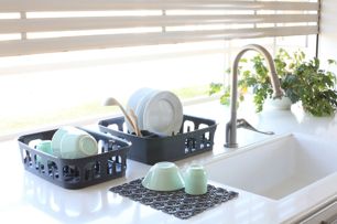 Essentials Afdruiprek Vierkant - Antraciet - Keuken en koken