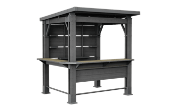 Bar Gazebo Signature - 230x200x238 cm - Marrón - Accesorios de Jardín