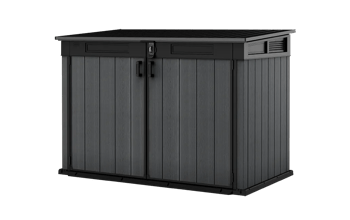 Cortina Mega Storage Shed - Graphite - Small Sheds