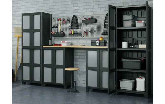 ארון שירות מודולייז גבוה - שחור thumbnail