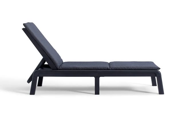Chaise longue Formentera - Anthracite