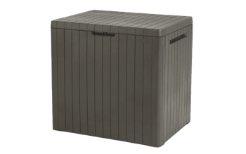 City Box 30 Gallon Deck Box - Taupe - Small Deck Boxes