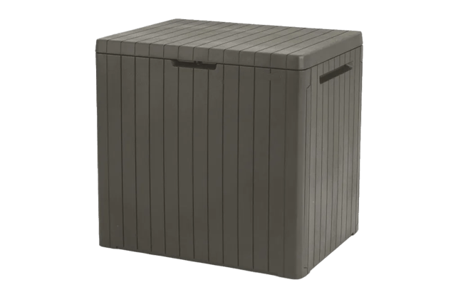 30 Gallon Storage Deck Box City Box Taupe - Keter US