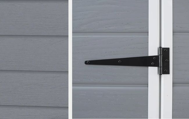 מחסן גינה מנור 4X6 - אפור