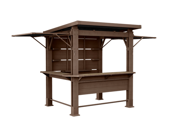 Signature Bar-B-Q Gazebo - PINE