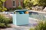 City Box 30 Gallon Deck Box - Turquoise - Keter US