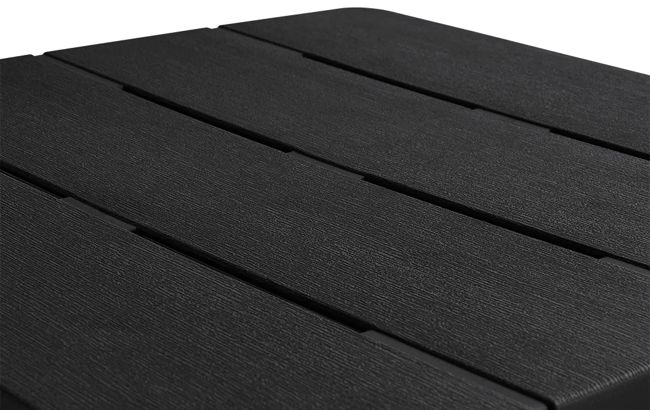 Deluxe Adirondack Two Tier Side Table - Black - Keter US