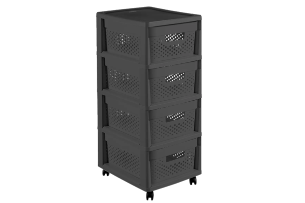 Infinity Dots Ladesysteem 4x11L - Antraciet - Opbergen
