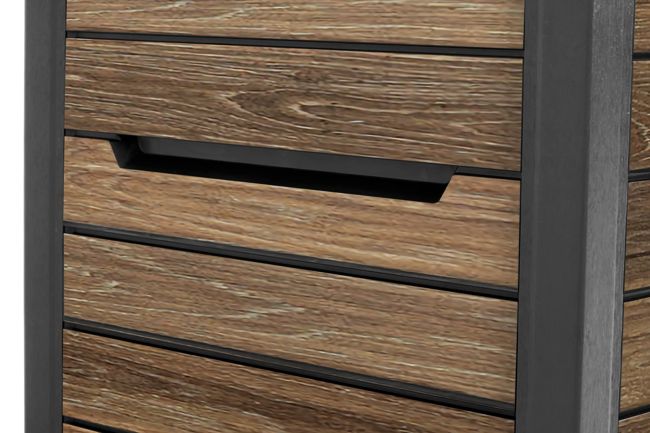 Arcón de exterior Signature 147x83x86 cm y 870L - Marrón