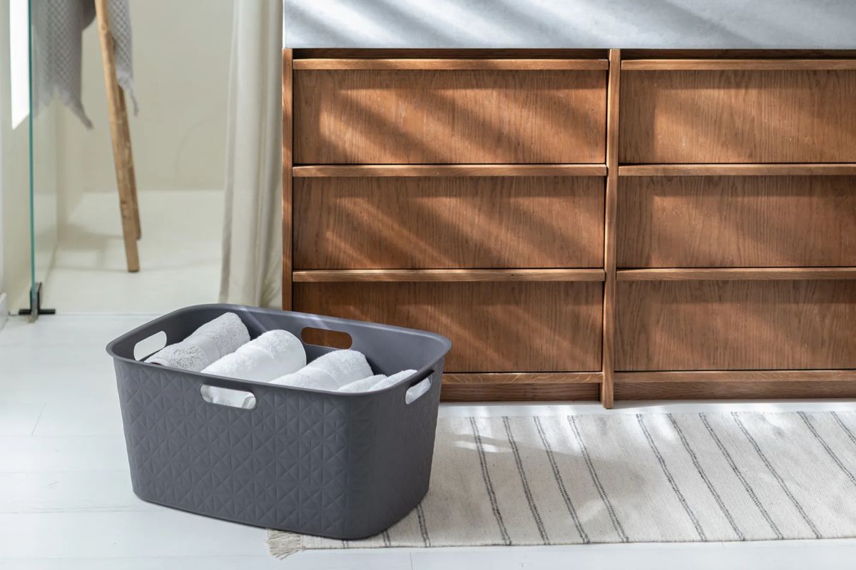 Softex Wasmand 45L - Antraciet