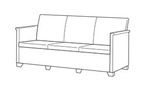 Emma 5 Seater Lounge Set - Grey