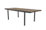 Mesa comedor de exterior Porto extensible 155–233x94x75 cm - Marrón