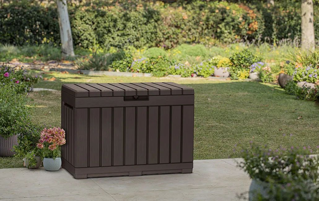 Kentwood 50 Gallon Storage Box Brown - Keter Canada