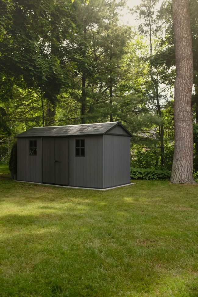 Newton Plus 7515 Tuinhuis - 230x476x246cm - Grijs