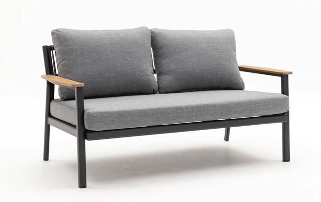 סט מערכת ישיבה פוקט אלומניום - אפור גרפיט