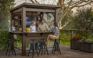 Outdoor Bar Gazebo 7.5x6.5 Shade Structure - Keter US