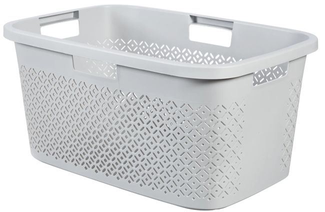 סל כביסה טרצו 47 ליטר - לבן