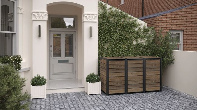 240L Bin Hideaway Extension - Walnut Brown