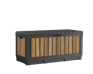 92 Gallon Deck Box Signature Storage Box Oak Brown - Keter US