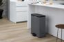 Decobin Duo Prullenbak 26L+26L - Grijs