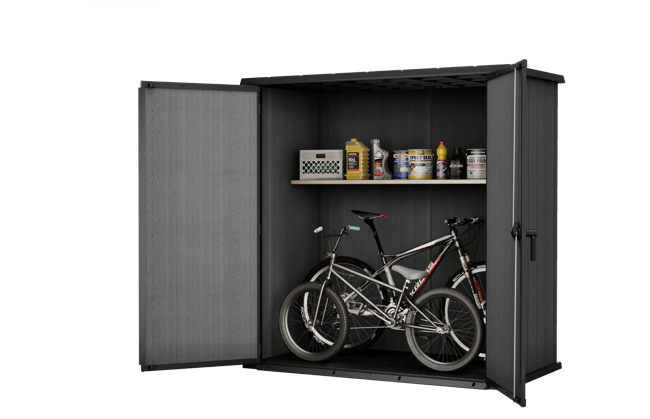 Cortina Fortress Tuinkast - 188x106,5x195cm - Grijs