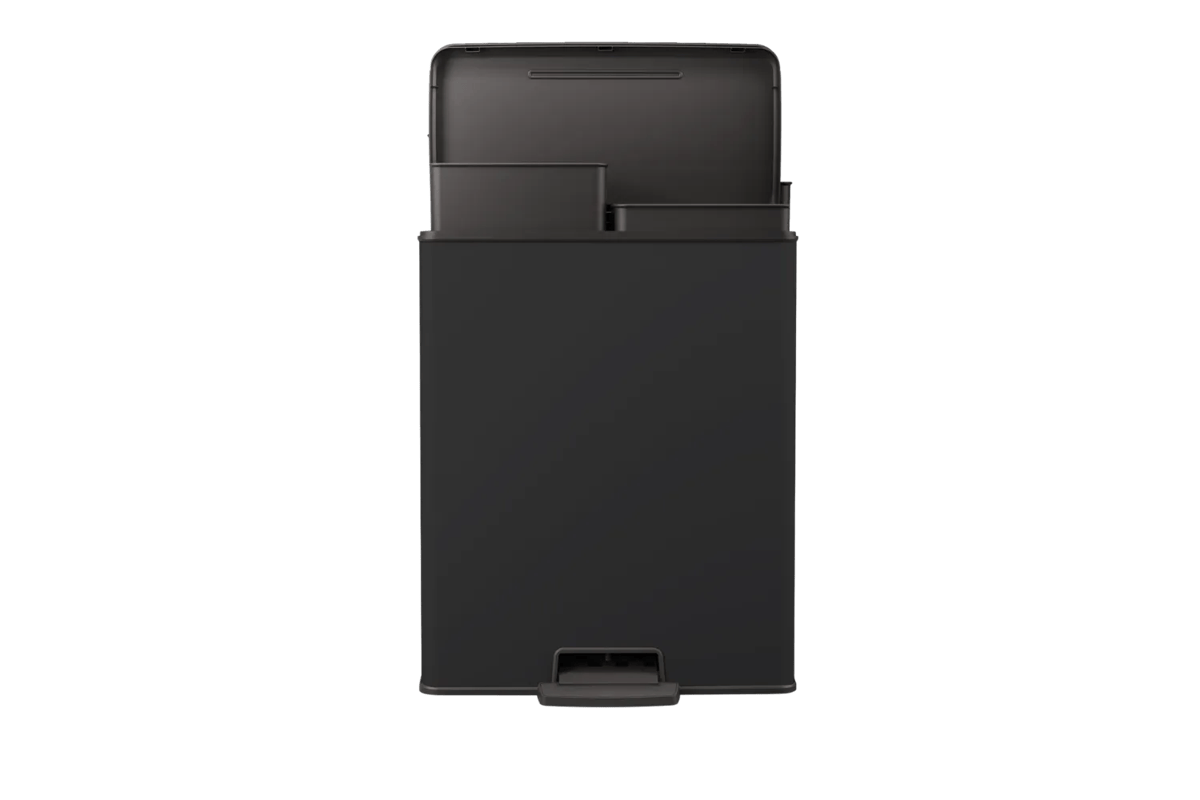 Decobin Duo Prullenbak 26L+26L - Zwart