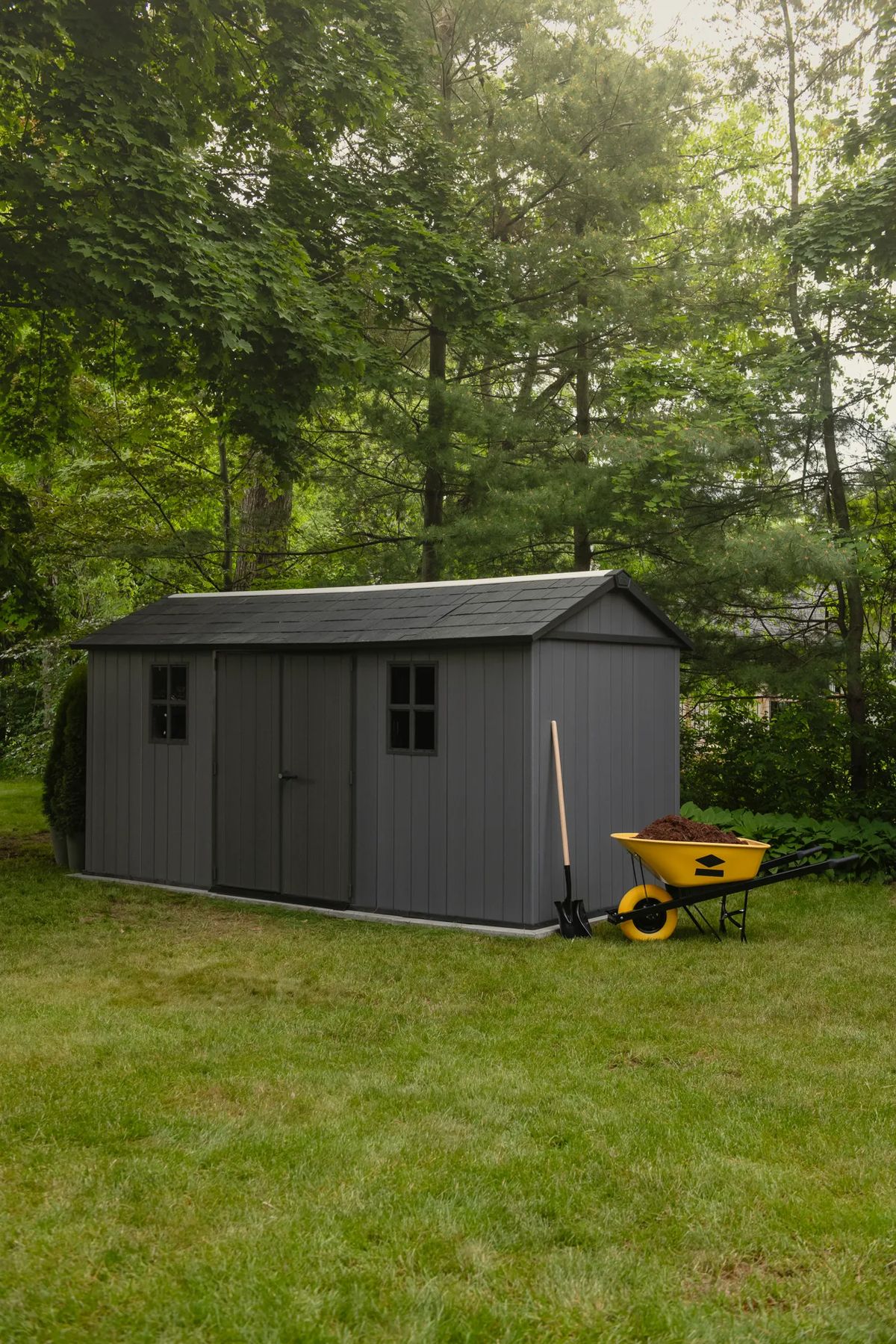 Caseta de exterior Newton Plus 7515 - 230x476x246 cm y 10 m2