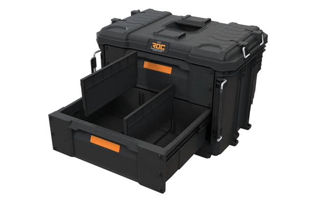 ROC PRO Tragekoffer mit 2 Schubladen - Schwarz