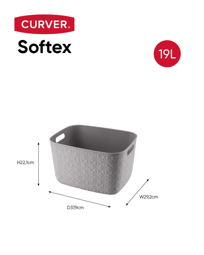 סלסלה סופטקס 19 ליטר - 