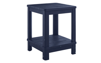 Deluxe Adirondack Side Table - Blue - Outdoor Side Tables