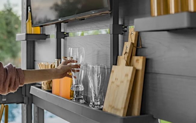 Bar Gazebo Signature - 230x200x238 cm - Marrón