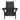 Modern Black Outdoor Adirondack Chair - Keter US