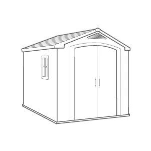 Buy Factor Brown Large Storage Shed 8x8 - Keter Canada