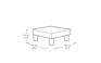 Salon de jardin Elements modulable 2 fauteuils et Table basse - Noir