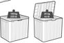 City Aufbewahrungsbox 113 L - Graphit