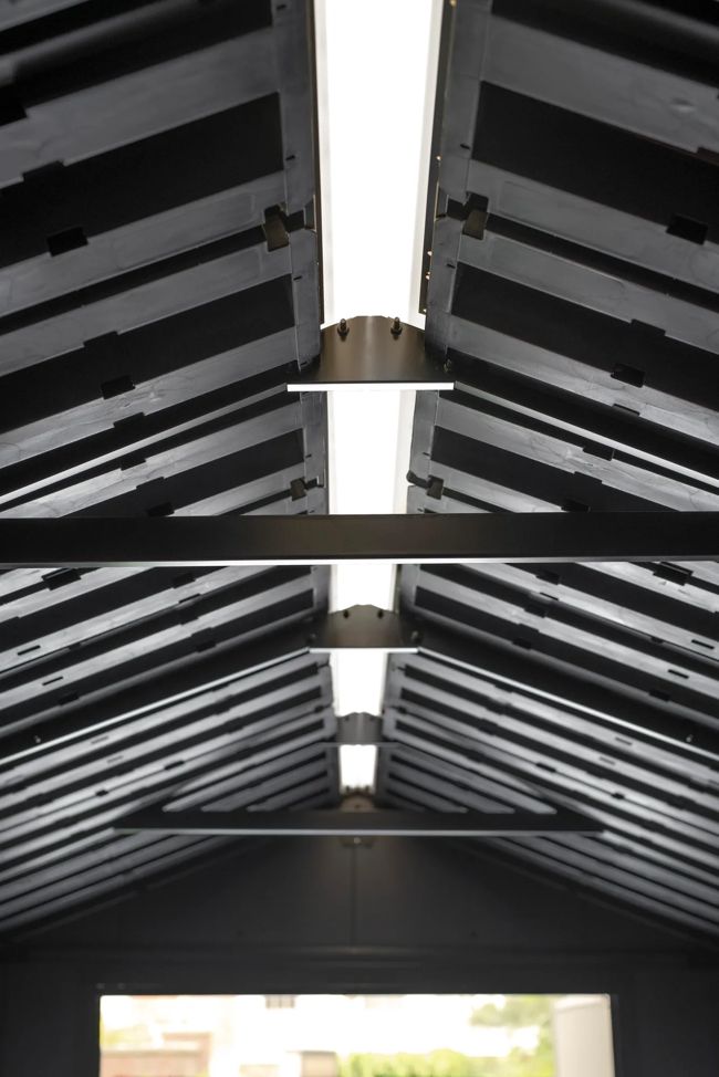 Newton Plus 7515 Tuinhuis - 230x476x246cm - Grijs