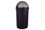 Roll Bullet Prullenbak 50L - Zwart