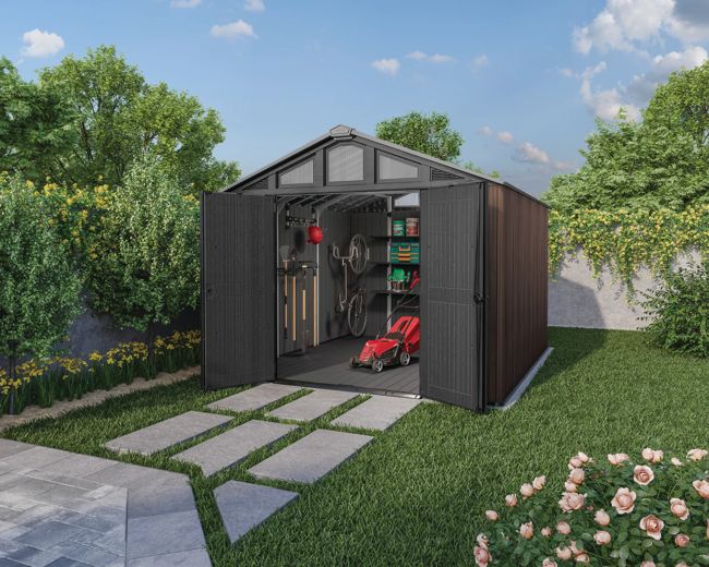 Signature Summit 10x11.5ft Shed - Rosewood