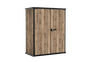 Armoire de jardin High Store+ 1400L - 140x74x170cm  - Marron aspect Douglas