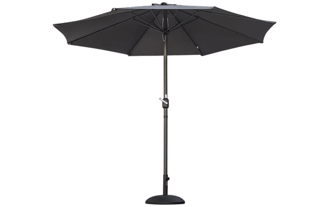 שמשיה עגולה 3 מטר - אפור גרפיט