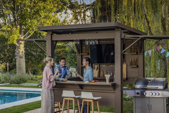Signature Bar-B-Q Gazebo - PINE