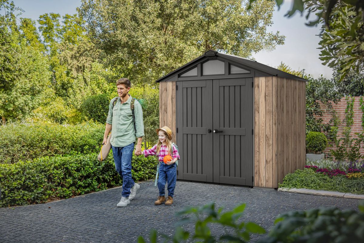 Abri de jardin Stronghold 86 - 4,4 m2 - Marron aspect Douglas