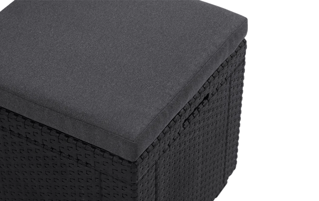 Cube Aufbewahrungstisch 42x42x39cm - Graphit