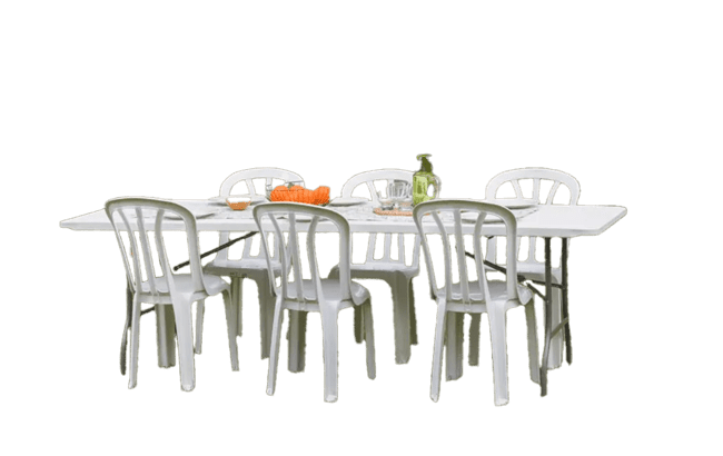 סט אירוח - 6 אקסטרא לכל מצב - לבן