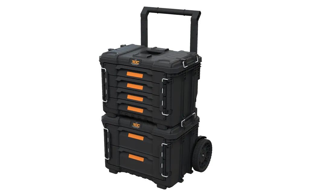 מערכת כלים מקצועית ניידת משולבת 4 + 2 מגירות ROC