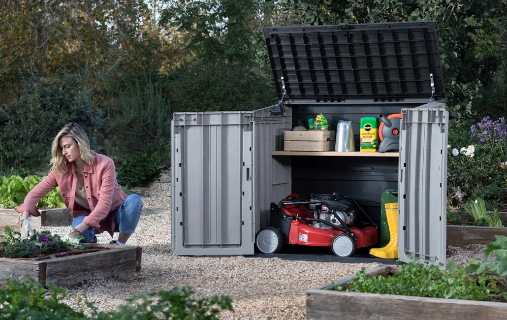 Cabanon de jardin pour le rangement Store-It-Out Prime, graphite – Keter Canada