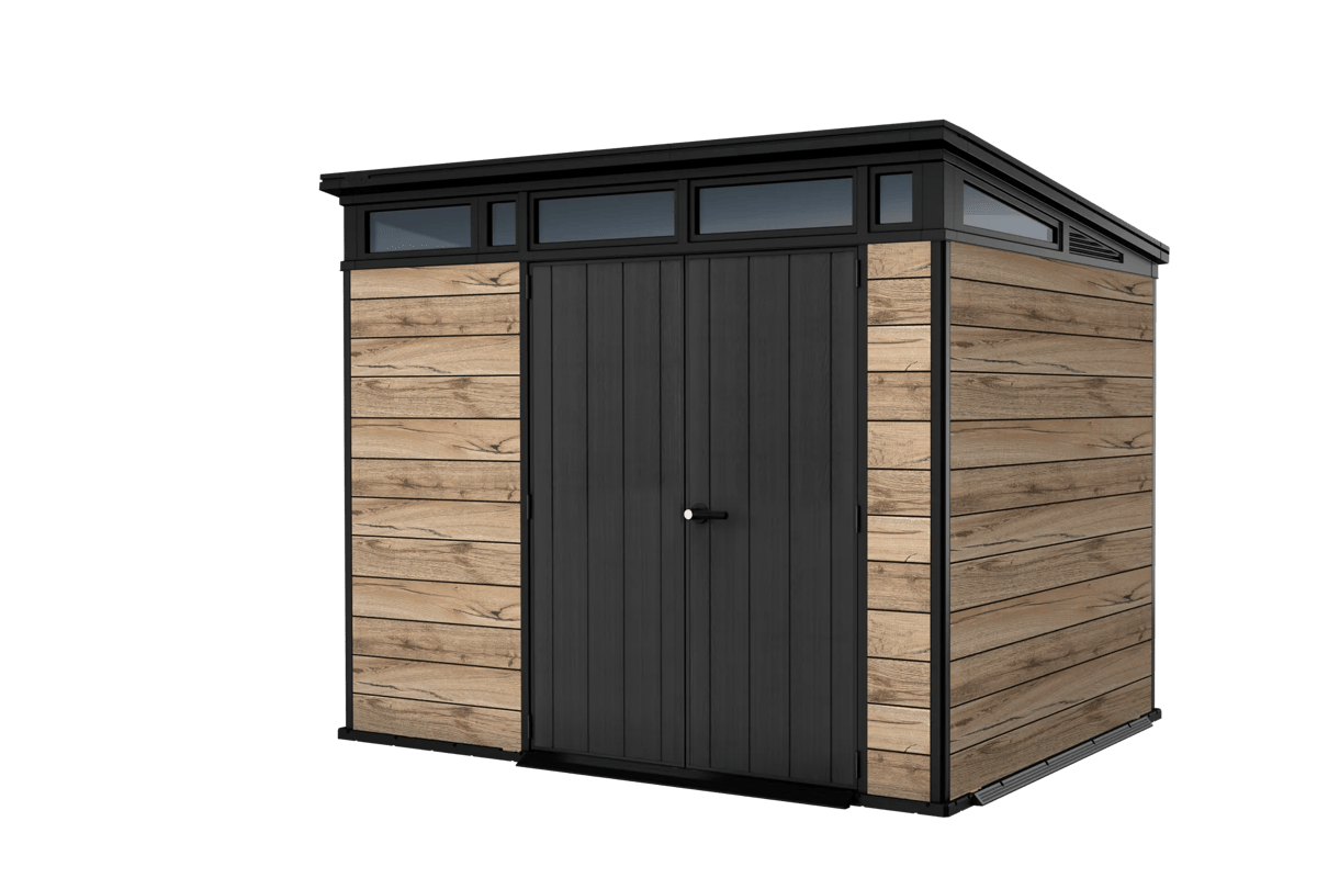 Signature Pine Brown Storage Shed - 9x7 Shed - Keter US