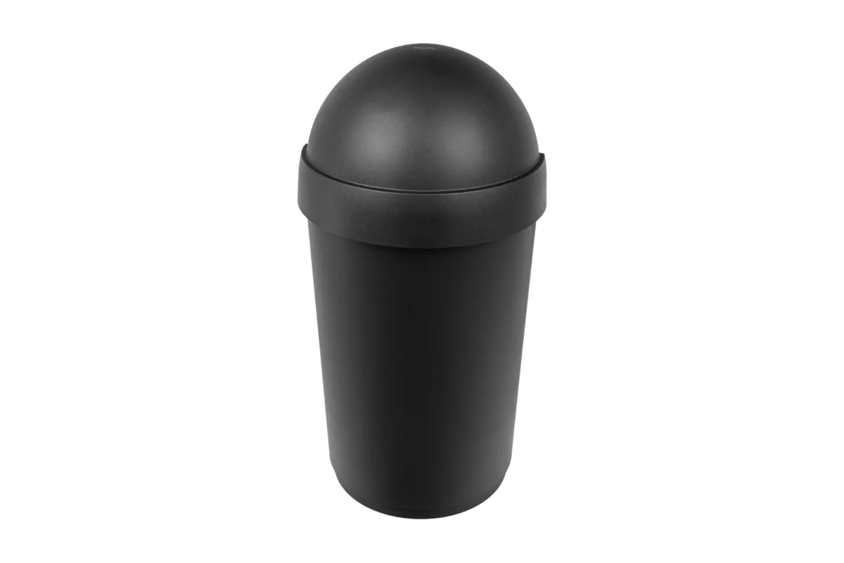 Roll Bullet Prullenbak 50L - Zwart