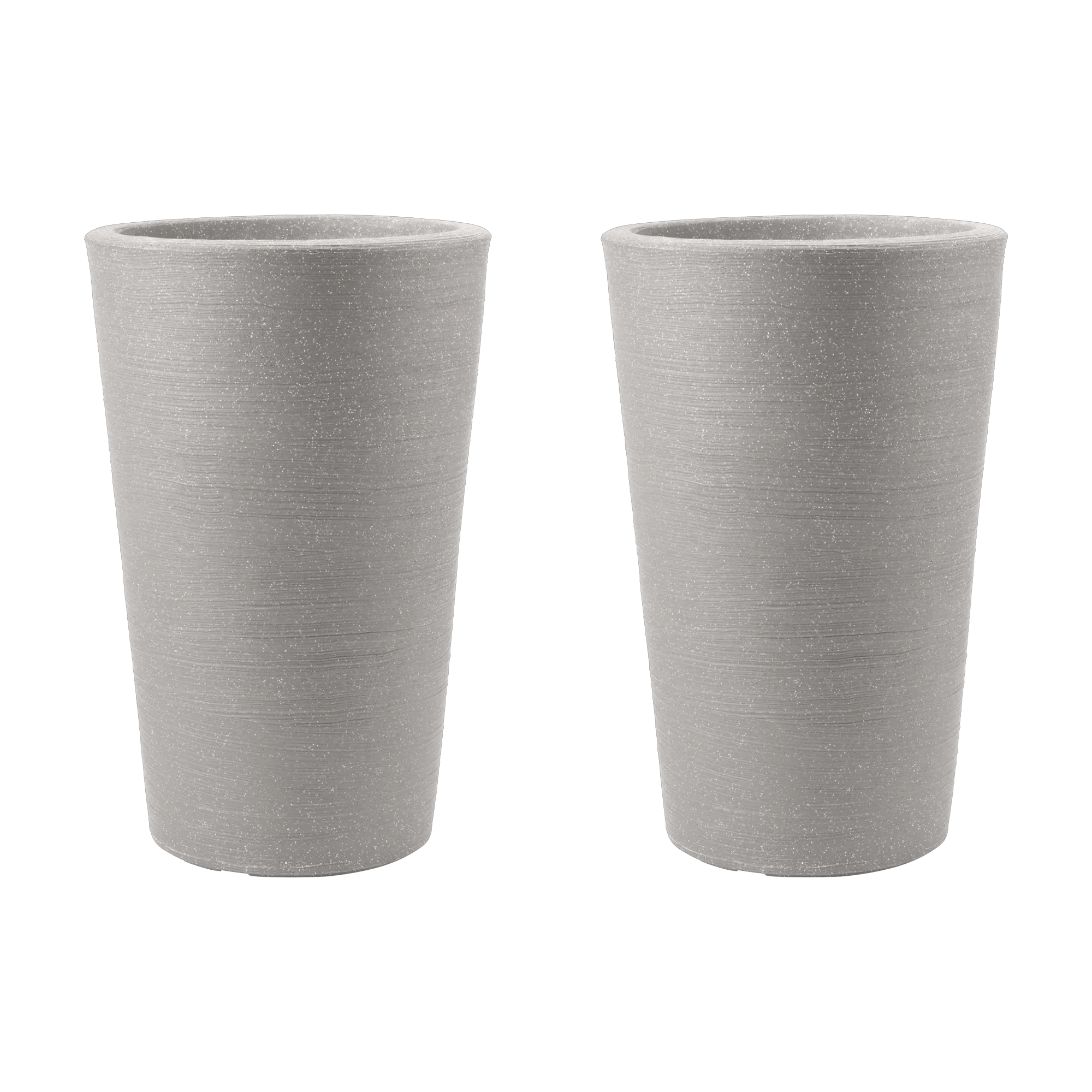 Varese Medium Planter 35cm Set of 2 - Alpine Grey