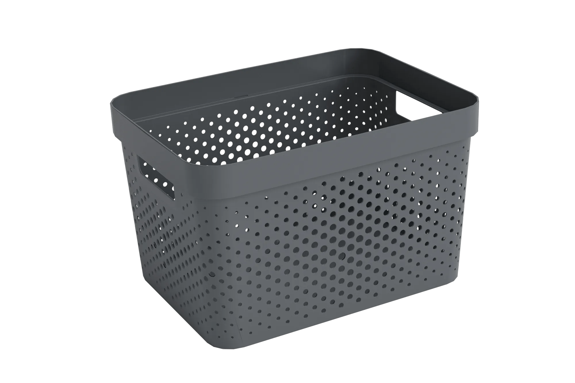 Infinity Dots Opbergbox 17L - Antraciet